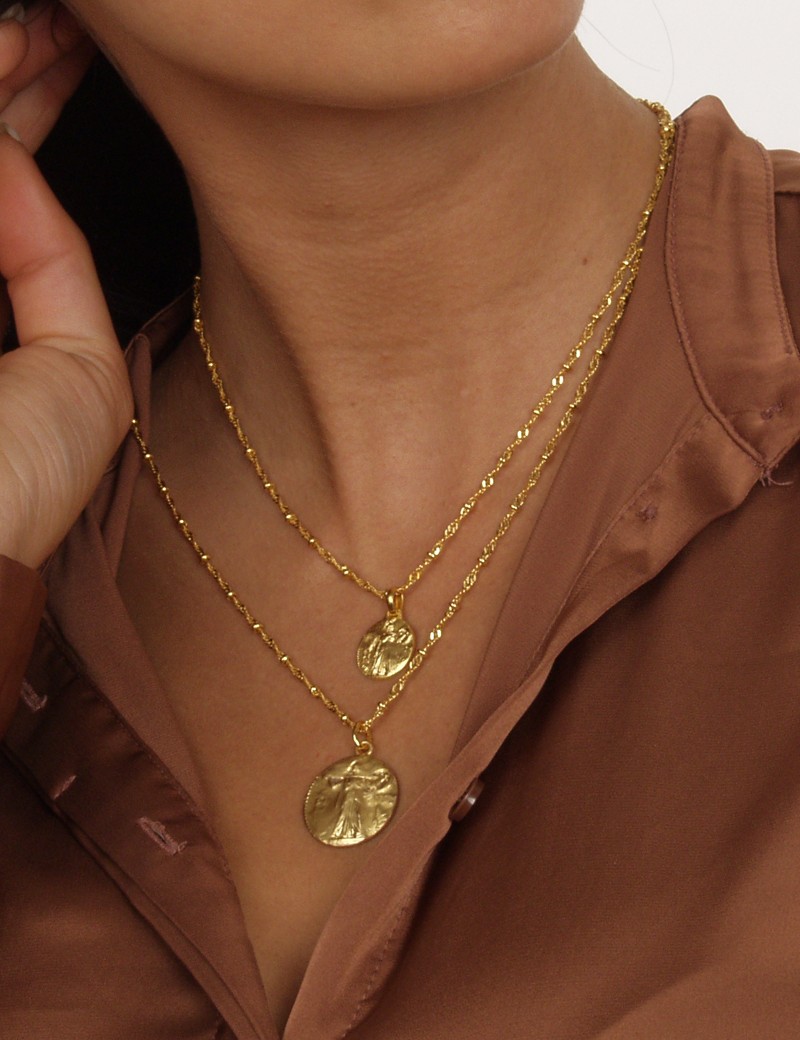 collier médaille collier médaille