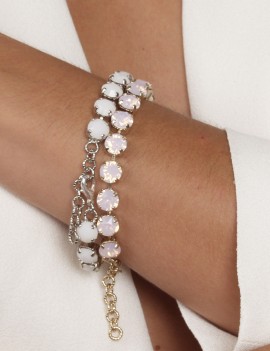 Bracelet cristaux blancs