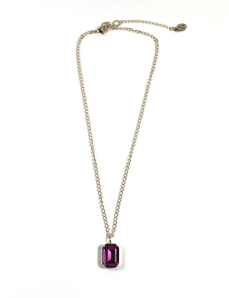 collier pendentif cristal