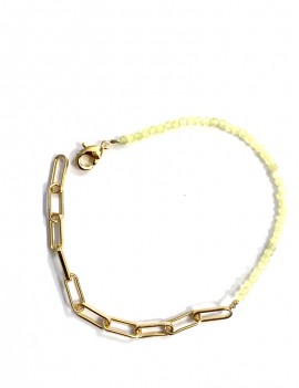 bracelet perles et maillons