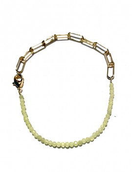 bracelet perles et maillons