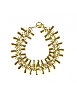 Bracelet chaîne dorée